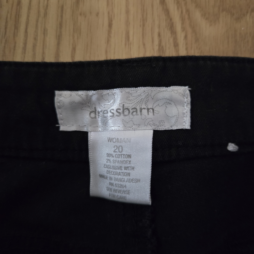 Dressbarn Classic Black Trousers - Picture 2 of 3
